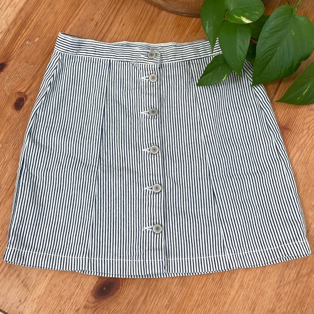Brandy Melville Striped Miniskirt - Picture 1 of 3